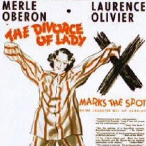 The Divorce of Lady X poster
