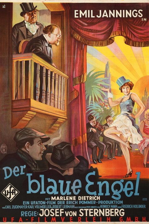 The Blue Angel (AKA Der Blaue Engel) poster