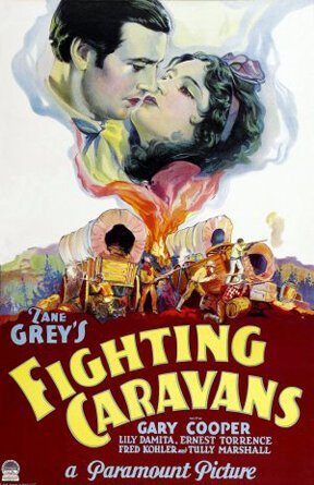 Blazing Arrows (AKA Fighting Caravans) poster